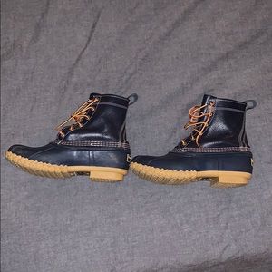 LL bean boots blue size 8